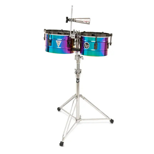 LP Tony Succar Timbalitos Rainbow w/Black Nickel Hw