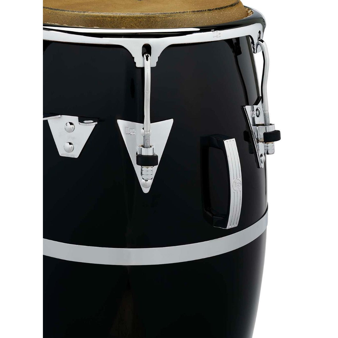 LP Patato Model Fiberglass Conga - Black with Chrome Hardware - Drum Center Of Portsmouth
