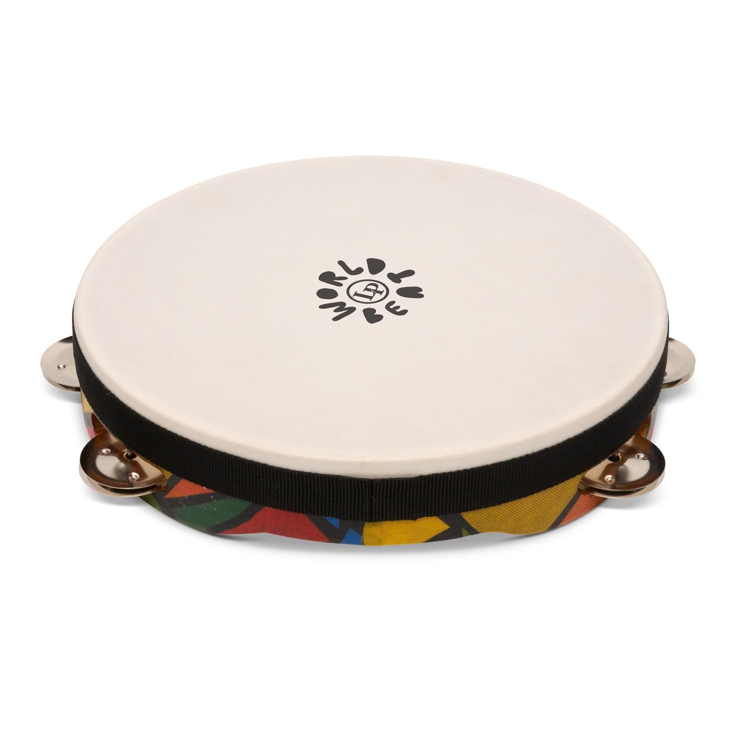 LP World Beat Tambourine 10" Single Row w/Head - Drum Center Of Portsmouth