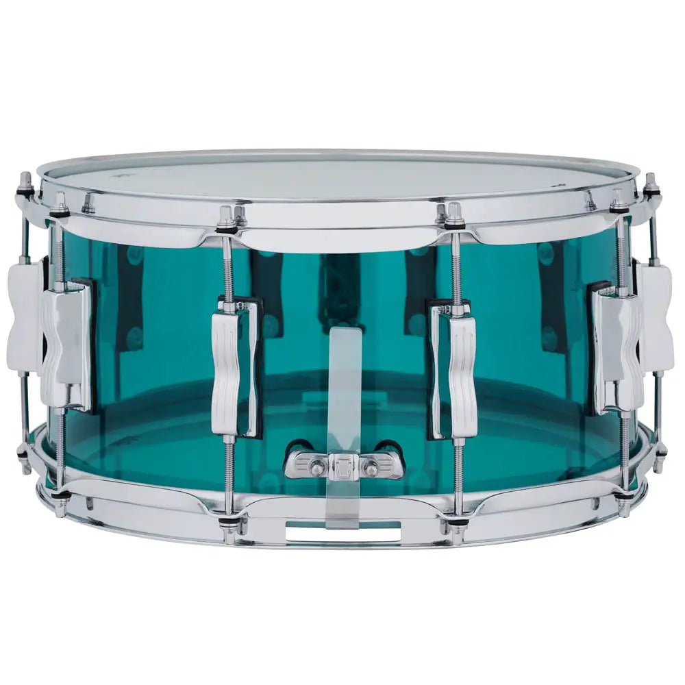 EMBARGOED - ACTIVATE OCT 1 - Ludwig Vistalite Snare Drum 14x6.5 Teal - Drum Center Of Portsmouth