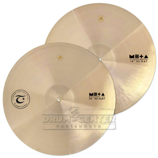 Turkish Meta Classic Hi Hat Cymbals 14" - Drum Center Of Portsmouth