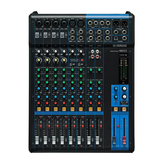 Yamaha MG12 12-input 4-Bus Mixer - Drum Center Of Portsmouth