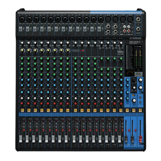 Yamaha MG20XU 20-input 6-Bus Mixer w/USB & Effects - Drum Center Of Portsmouth
