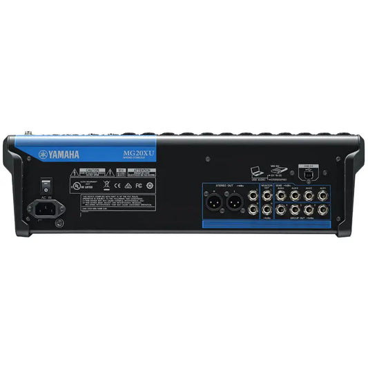 Yamaha MG20XU 20-input 6-Bus Mixer w/USB & Effects - Drum Center Of Portsmouth