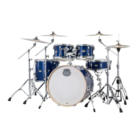 Mapex Mars Maple 5pc Rock Drum Set Midnight Blue

