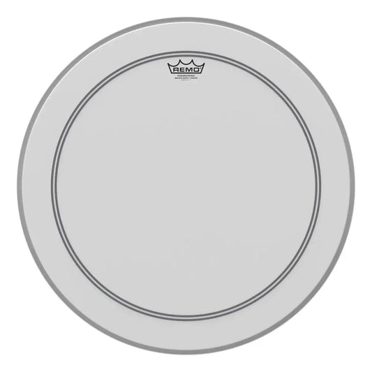Remo Powerstroke P3 Coated Smooth White Bass Drumhead 24" - Drum Center Of Portsmouth