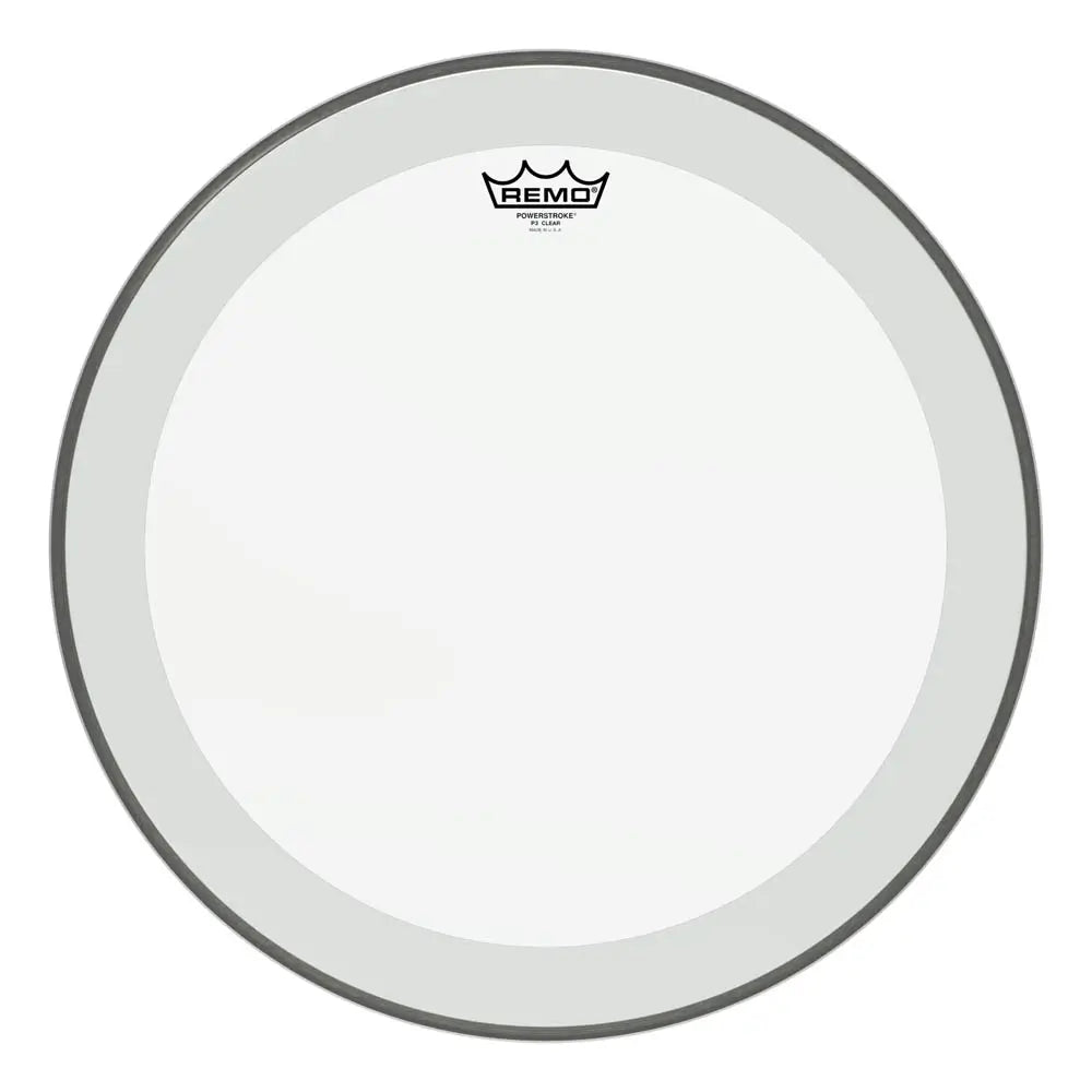 Remo Powerstroke P3 Clear Bass Drumhead 18" No Stripe - Drum Center Of Portsmouth