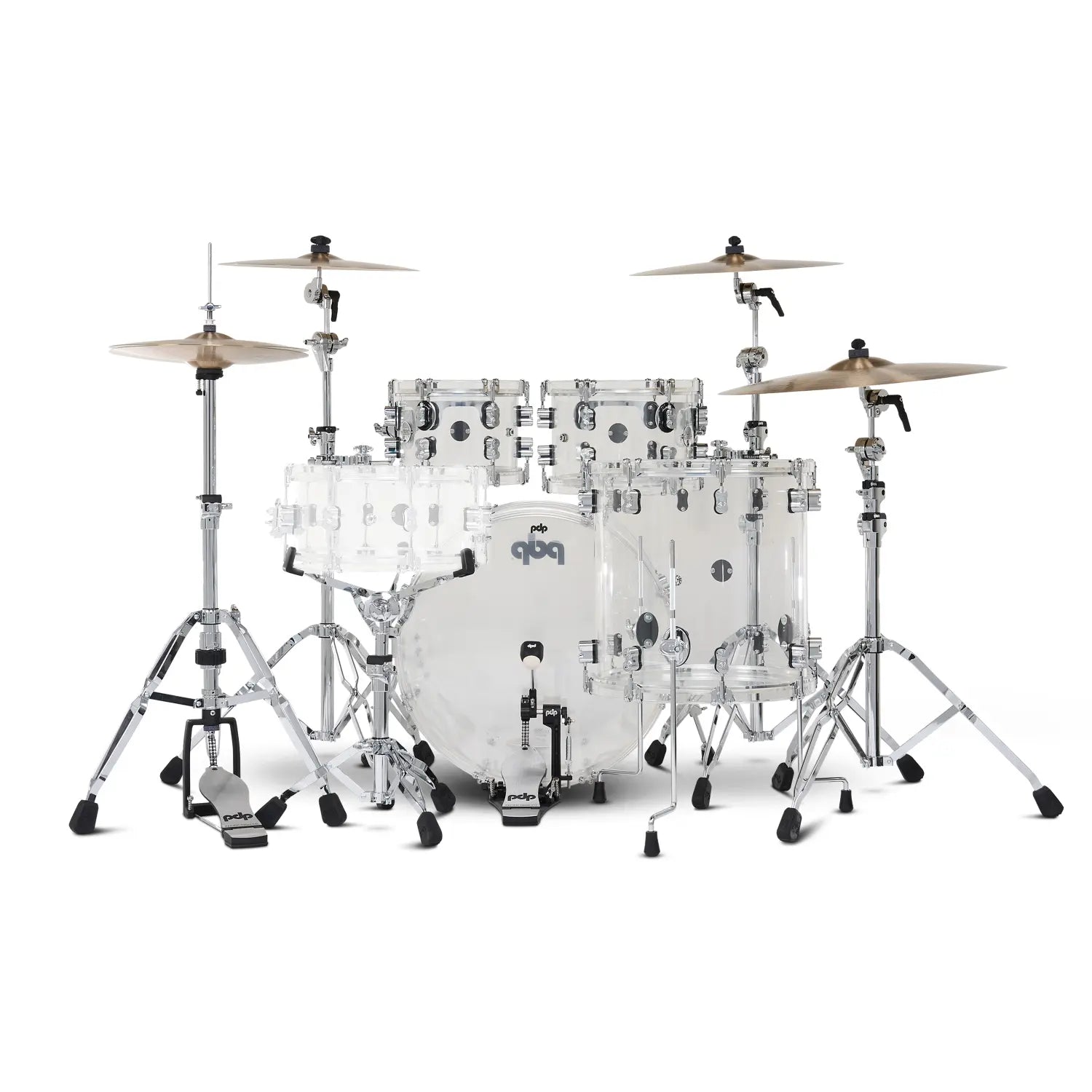 PDP Concept Acrylic 4pc Drum Set