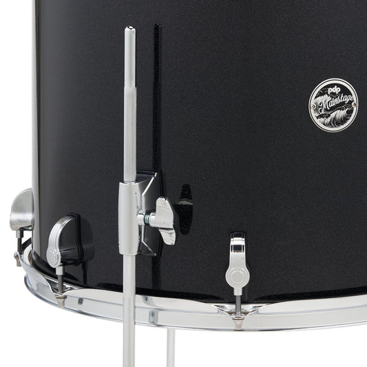 PDP Mainstage 5pc Complete Drum Set Black Sparkle w/Hw & Cymbals - Drum Center Of Portsmouth