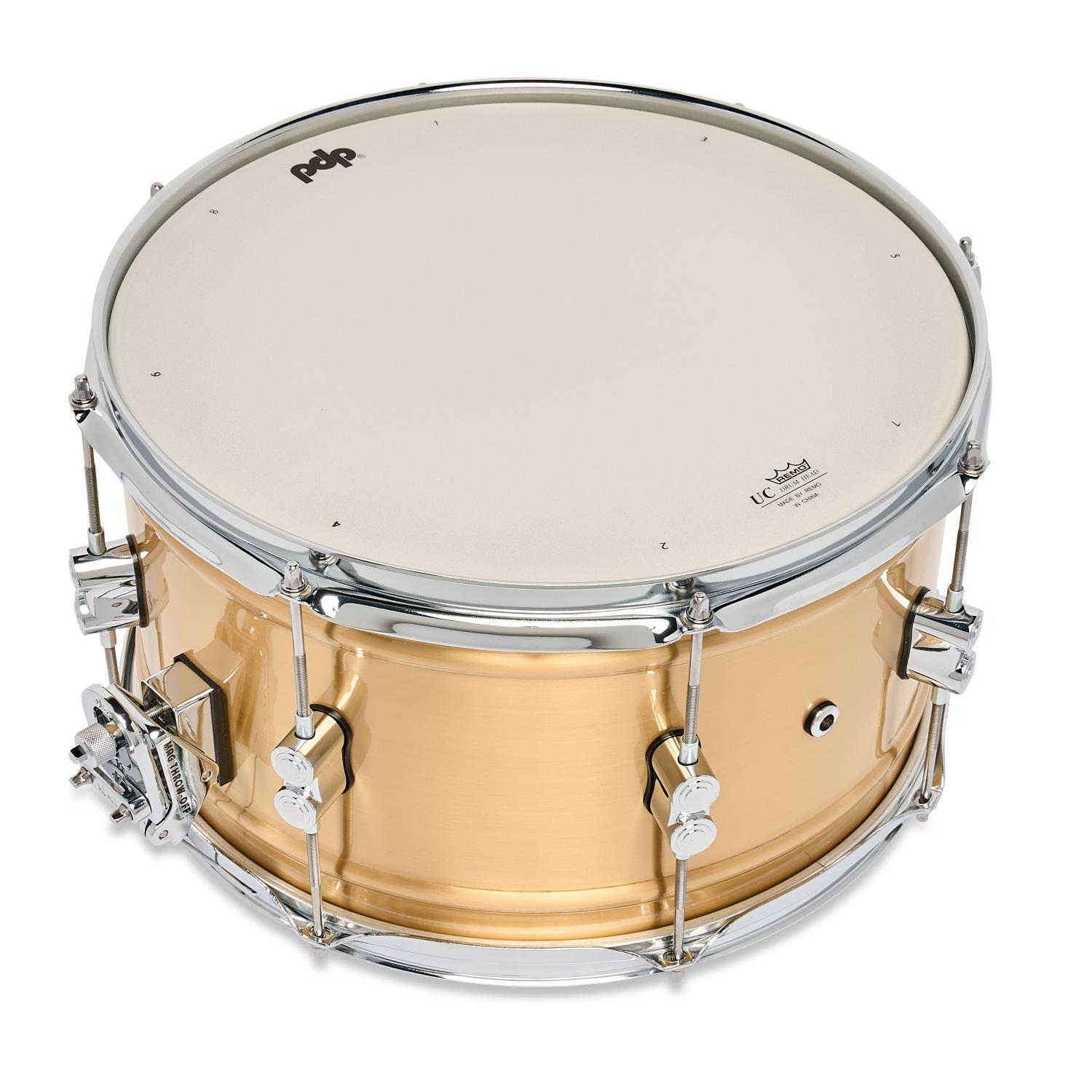 PDP Concept Series 1.2mm Brass Snare Drum 14x8 - Drum Center Of Portsmouth