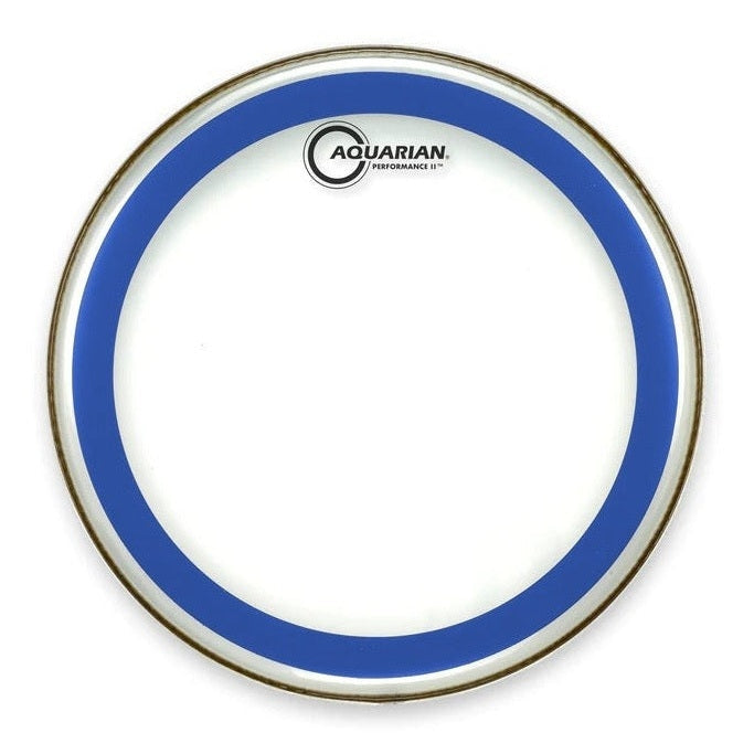 Aquarian Performance II Clear Drumhead w/Ring - Drum Center Of Portsmouth