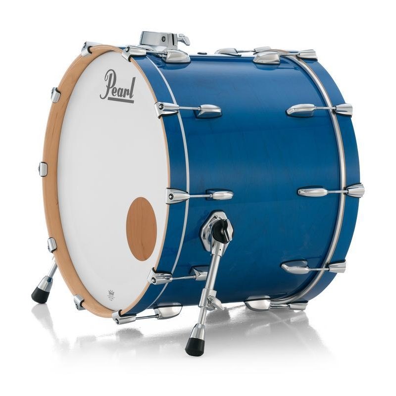 Pearl Professional Maple Bass Drum 24x14 w/BB3 Bracket Sheer Blue - Drum Center Of Portsmouth