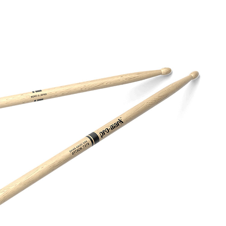 Promark Shira Kashi Oak 747B Super Rock Wood Tip Drum Stick - Drum Center Of Portsmouth