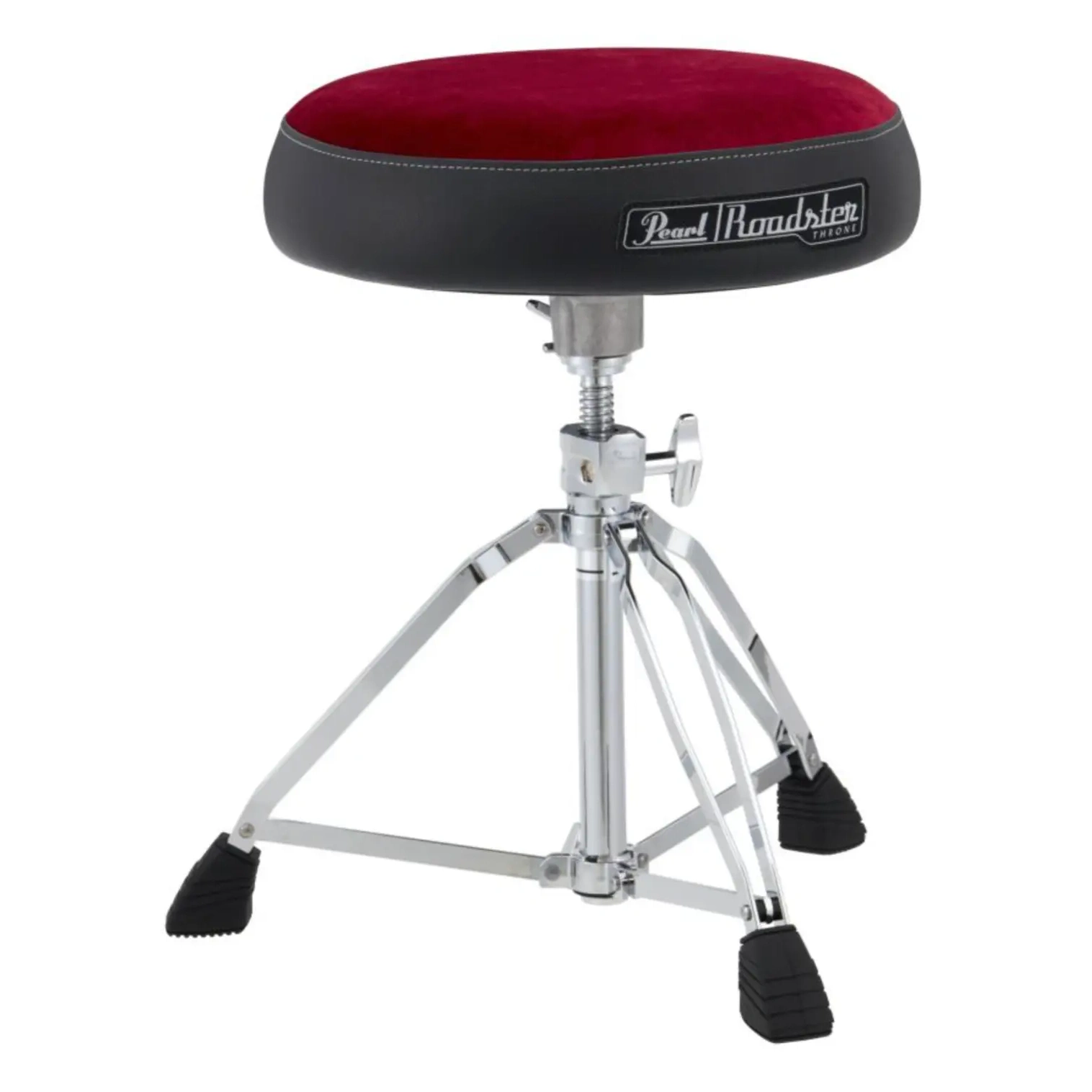 Pearl Roadster D1500 Multi-Core Donut Drum Throne - Red Top - DCP Exclusive! - Drum Center Of Portsmouth
