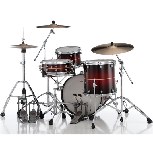 Pearl Reference One 3pc Drum Set 20/12/14 w/L-Bracket R2 Mounts Red Burst Stripe - Drum Center Of Portsmouth