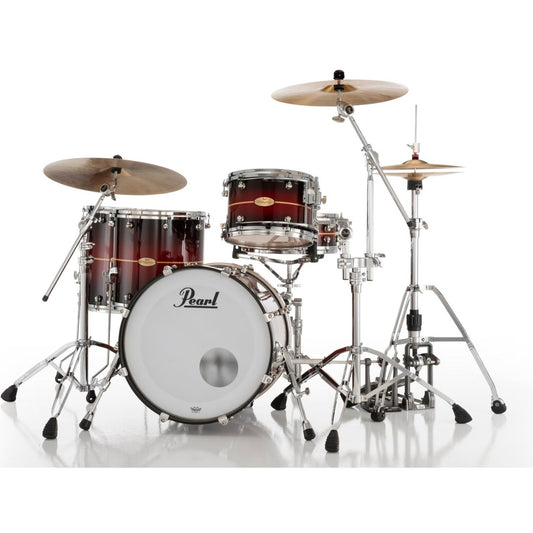 Pearl Reference One 3pc Drum Set 20/12/14 w/L-Bracket R2 Mounts Red Burst Stripe - Drum Center Of Portsmouth