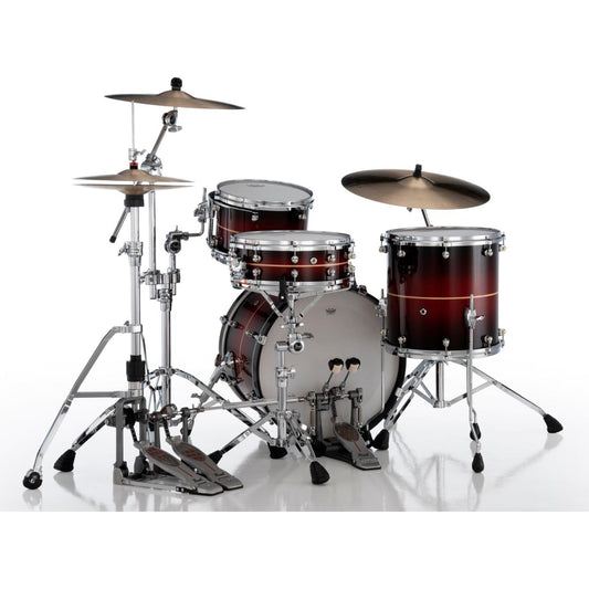 Pearl Reference One 3pc Drum Set 20/12/14 w/L-Bracket R2 Mounts Red Burst Stripe - Drum Center Of Portsmouth