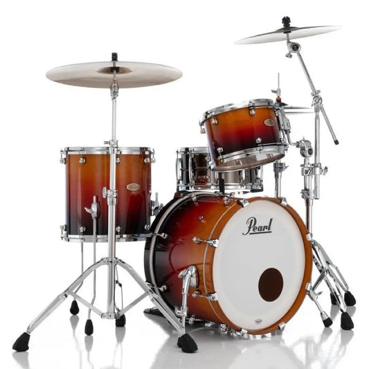 Pearl Reference One 3pc Drum Set 20/12/14 w/L-Bracket R2 Mounts Cherry Amber Fade - Drum Center Of Portsmouth