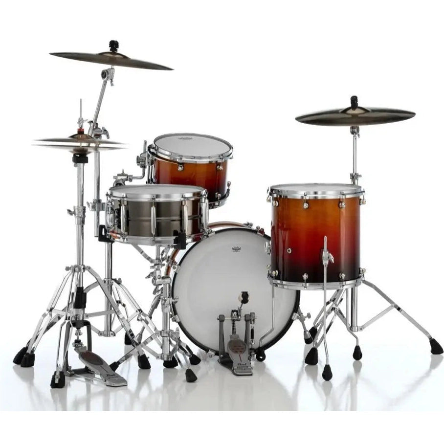 Pearl Reference One 3pc Drum Set 20/12/14 w/L-Bracket R2 Mounts Cherry Amber Fade - Drum Center Of Portsmouth