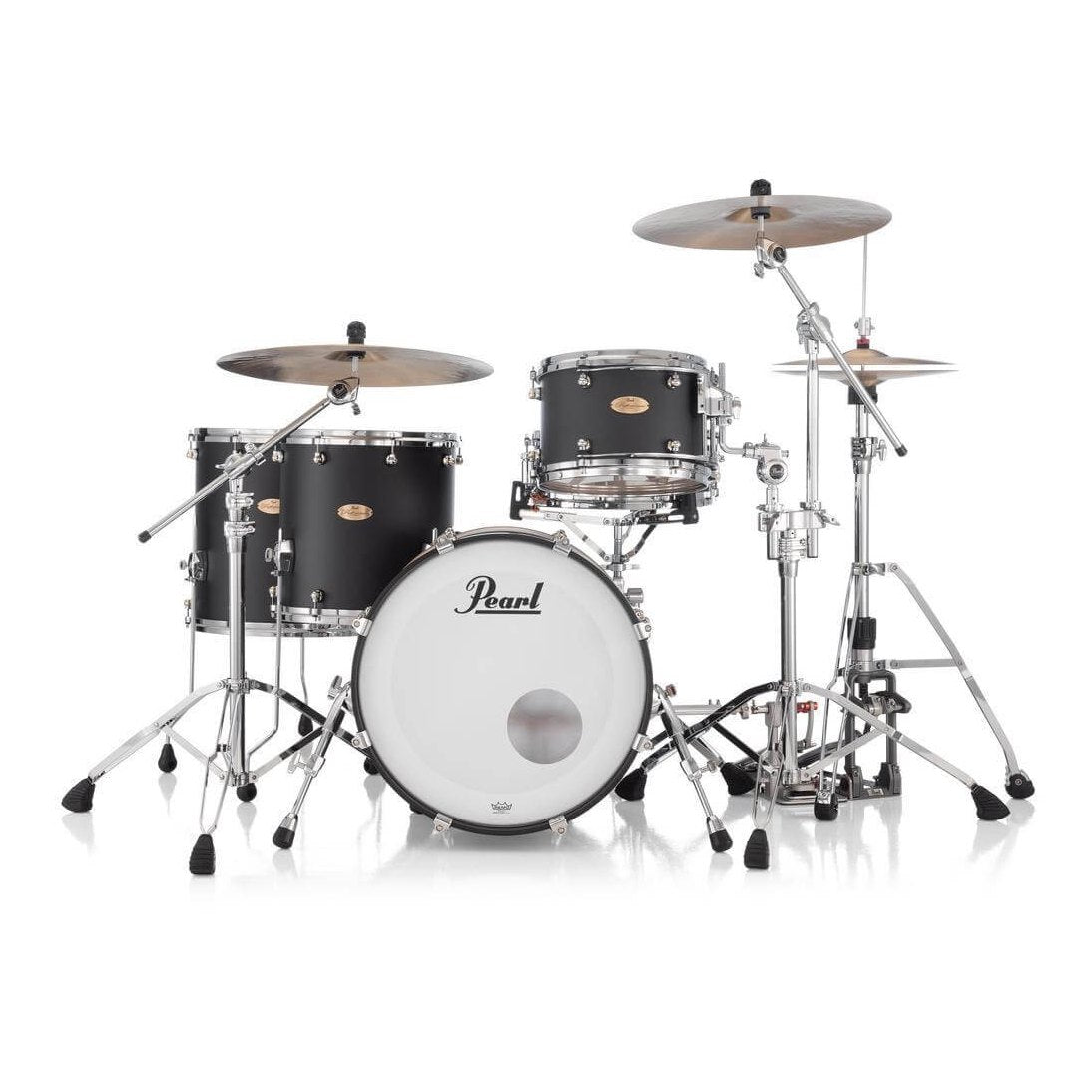 Pearl Reference One 3pc Drum Set 20/12/14 w/L-Bracket R2 Mounts Matte Black - Drum Center Of Portsmouth