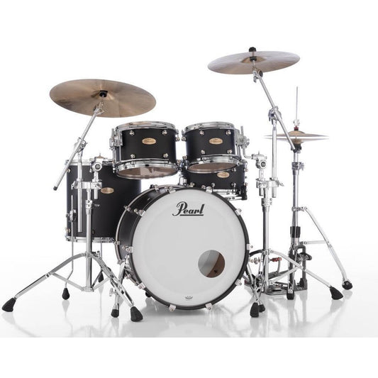 Pearl Reference One 4pc Drum Set w/22x18BD w/L-Bracket R2 Mounts Matte Black - Drum Center Of Portsmouth