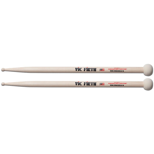 Vic Firth American Custom SD6 Swizzle Bolero Stick/Mallet - Drum Center Of Portsmouth