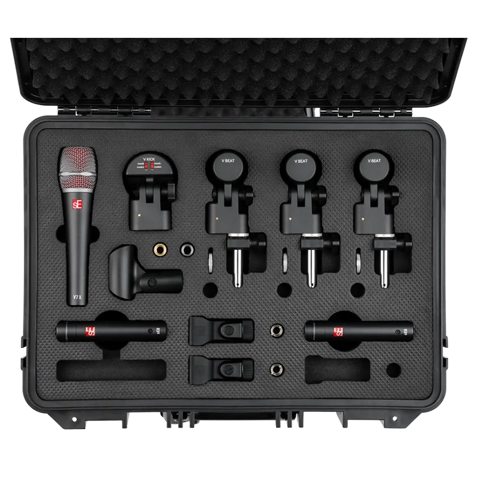 sE Electronics V PACK Arena 7pc Drum Microphone Pack w/Case - Drum Center Of Portsmouth