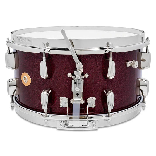 Slingerland Radio King Solid Maple Snare Drum 14x7 Maroon Glass - Drum Center Of Portsmouth