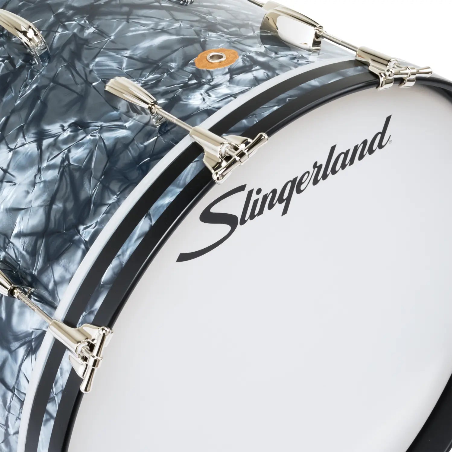 Slingerland Radio King Bass Drum 18x14 Black Diamond Pearl