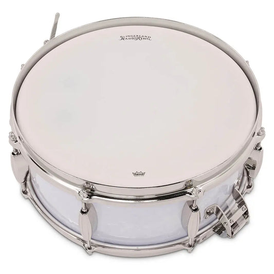 Slingerland Radio King Solid Maple Snare Drum 14x7 White Marine Pearl - Drum Center Of Portsmouth
