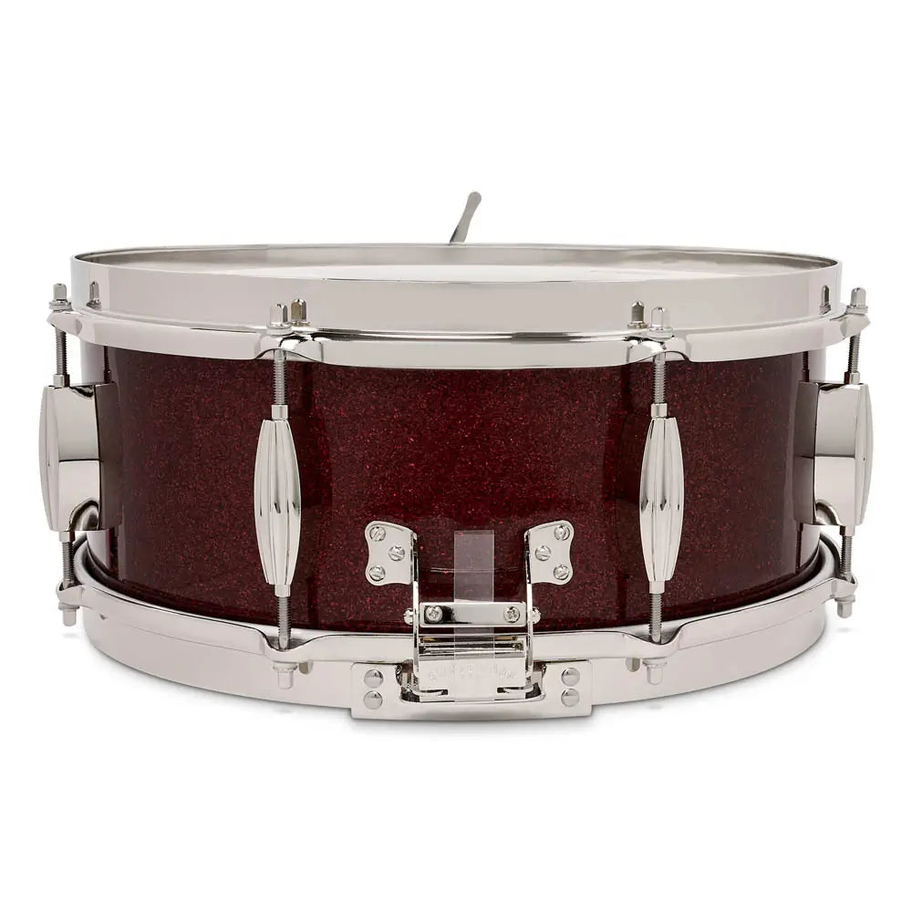 Slingerland Radio King Solid Maple Snare Drum 14x5.5 Maroon Glass - Drum Center Of Portsmouth