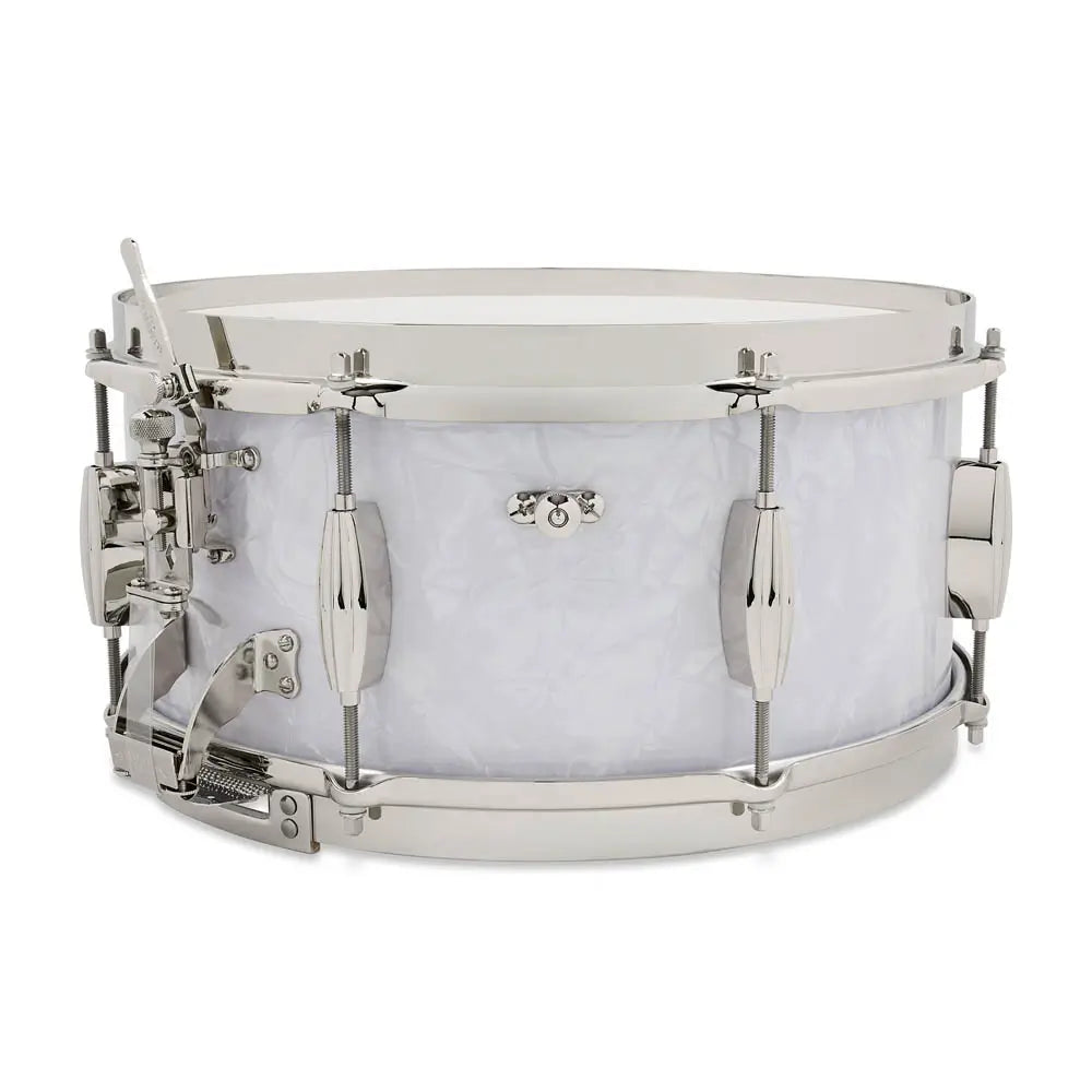 Slingerland Limited Gene Krupa Radio King Snare Drum 14x6.5 White Marine Pearl - Drum Center of Portsmouth