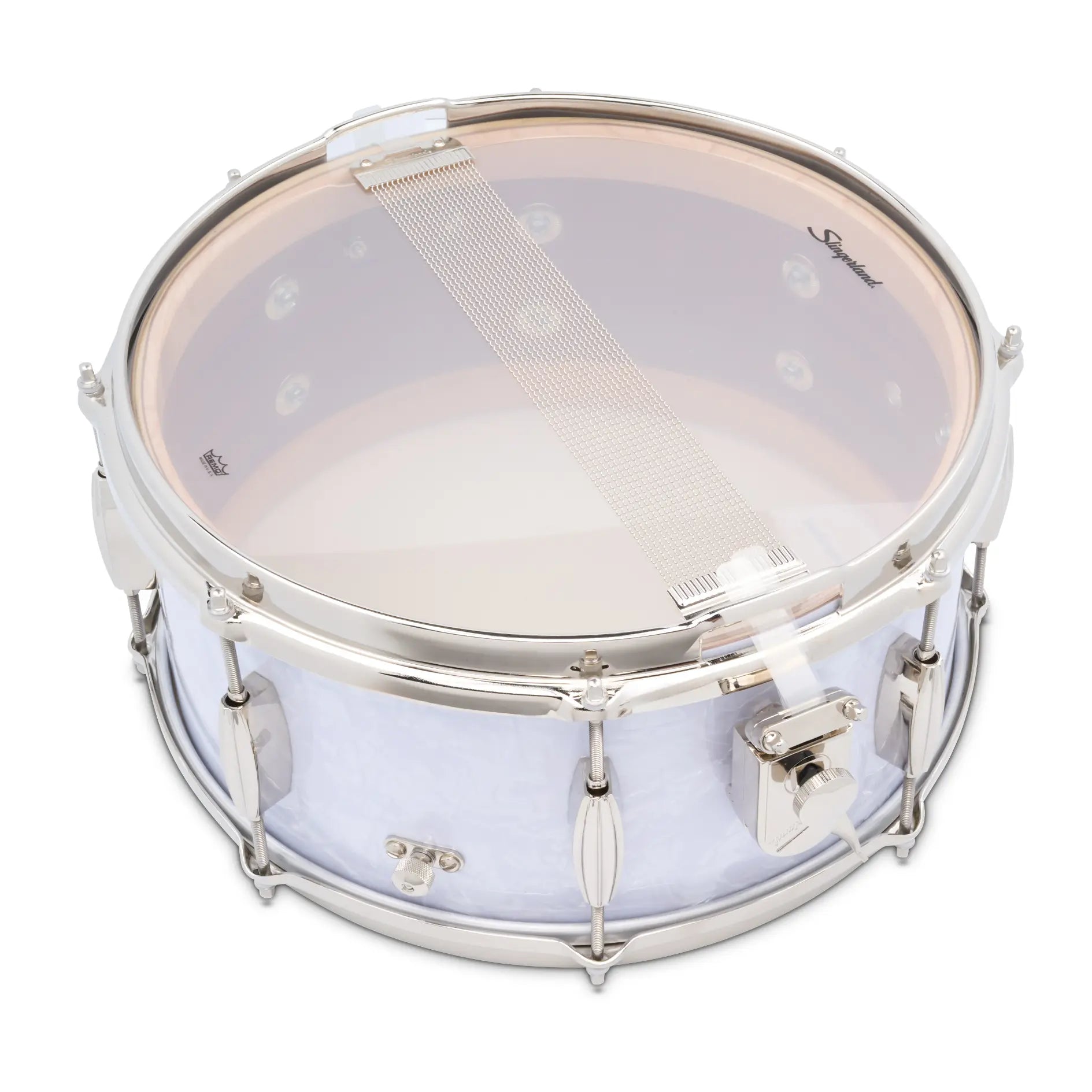 Slingerland Radio King Artist Snare Drum 14x6.5 White Marine Pearl