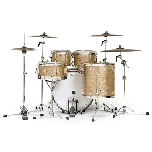 Slingerland Radio King 5pc Drum Set 22/10/12/16/14 Gold Glass