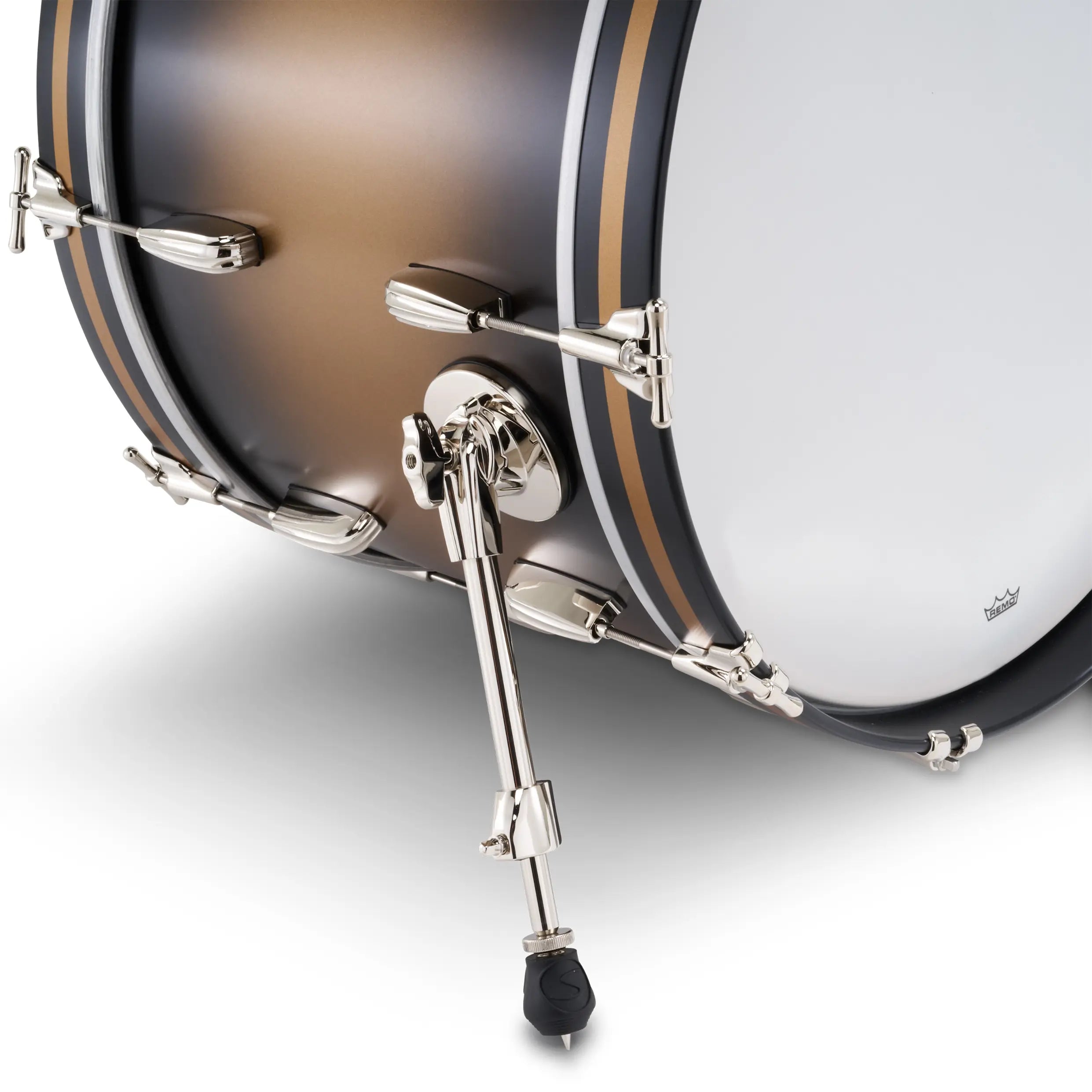 Slingerland Radio King 4pc Drum Set 22/13/16/14 Black & Gold Lacquer