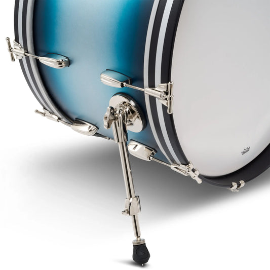 Slingerland Radio King Bass Drum 24x14 Blue & Silver Lacquer