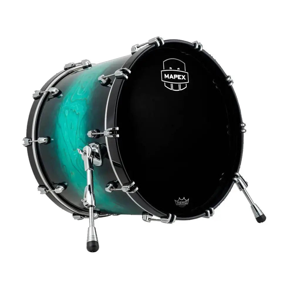 Mapex Saturn VI Bass Drum 24x14 Marine Teal Burst - Drum Center Of Portsmouth