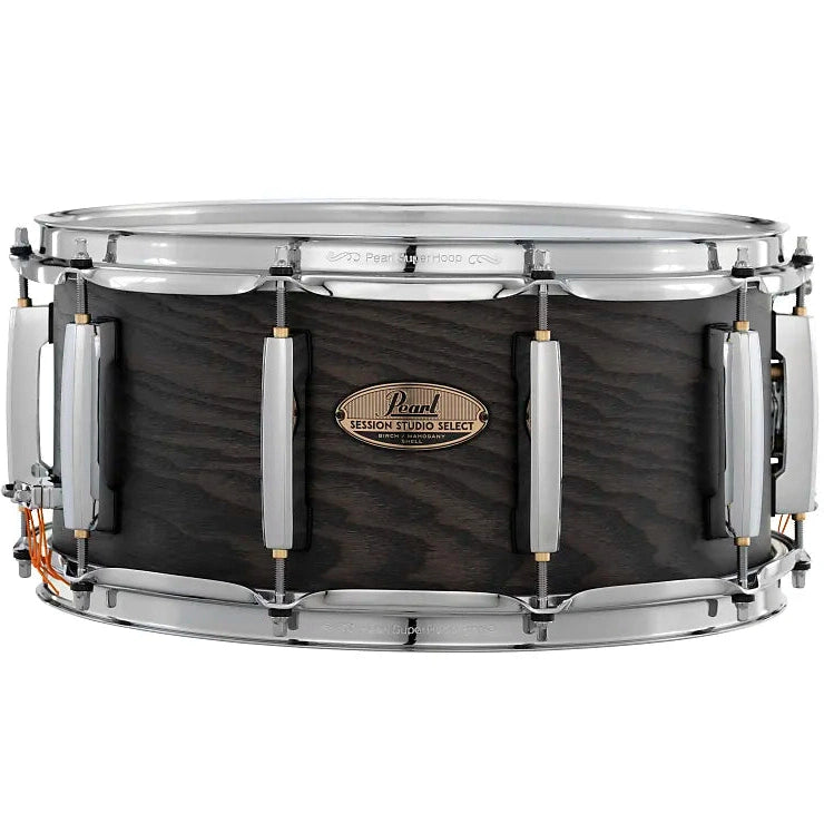 Pearl Session Studio Select 14x6.5 Snare Drum Satin Black Ash - Drum Center Of Portsmouth