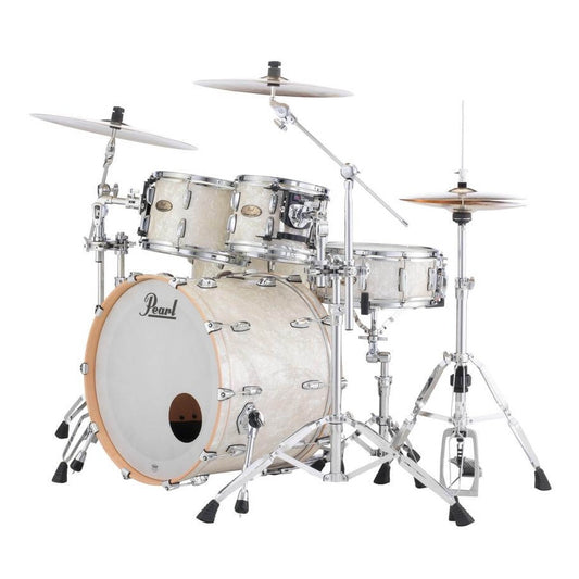 Pearl Session Studio Select 4pc Drum Set w/22 BD Nicotine White Marine - Drum Center Of Portsmouth