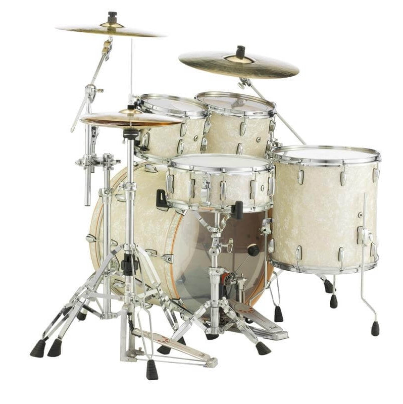 Pearl Session Studio Select 4pc Drum Set w/22 BD Nicotine White Marine - Drum Center Of Portsmouth