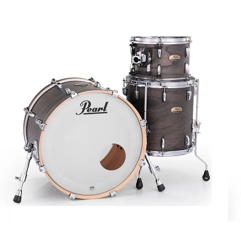 Pearl Session Studio Select 3pc Shell Pack Black Satin Ash - Drum Center Of Portsmouth