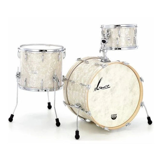 Sonor Vintage 3pc Drum Set w/Tom Arm Vintage Pearl 22/13/16 - Drum Center Of Portsmouth