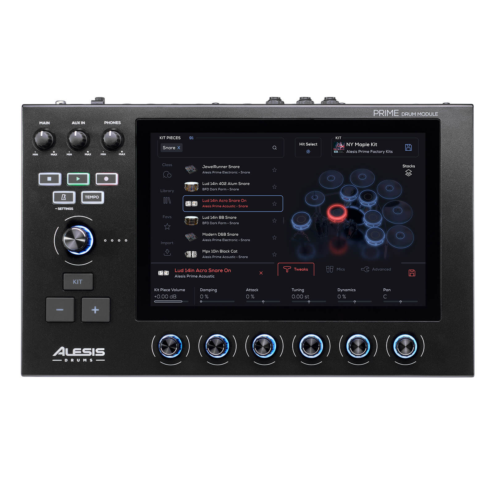 Alesis Strata Prime Electronic Drum Kit w/Touchscreen Module - Drum Center of Portsmouth