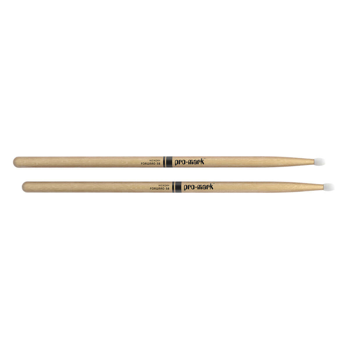 Promark Hickory 5B Nylon Tip Drumstick
