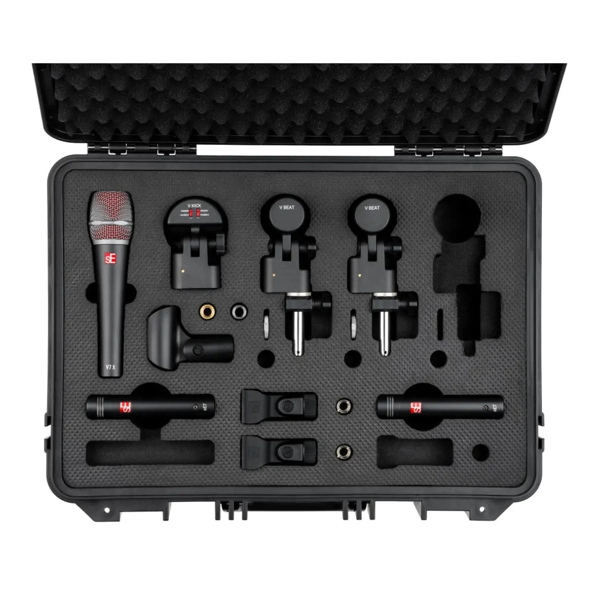 sE Electronics V PACK Club 6pc Drum Microphone Pack w/Case - Drum Center Of Portsmouth