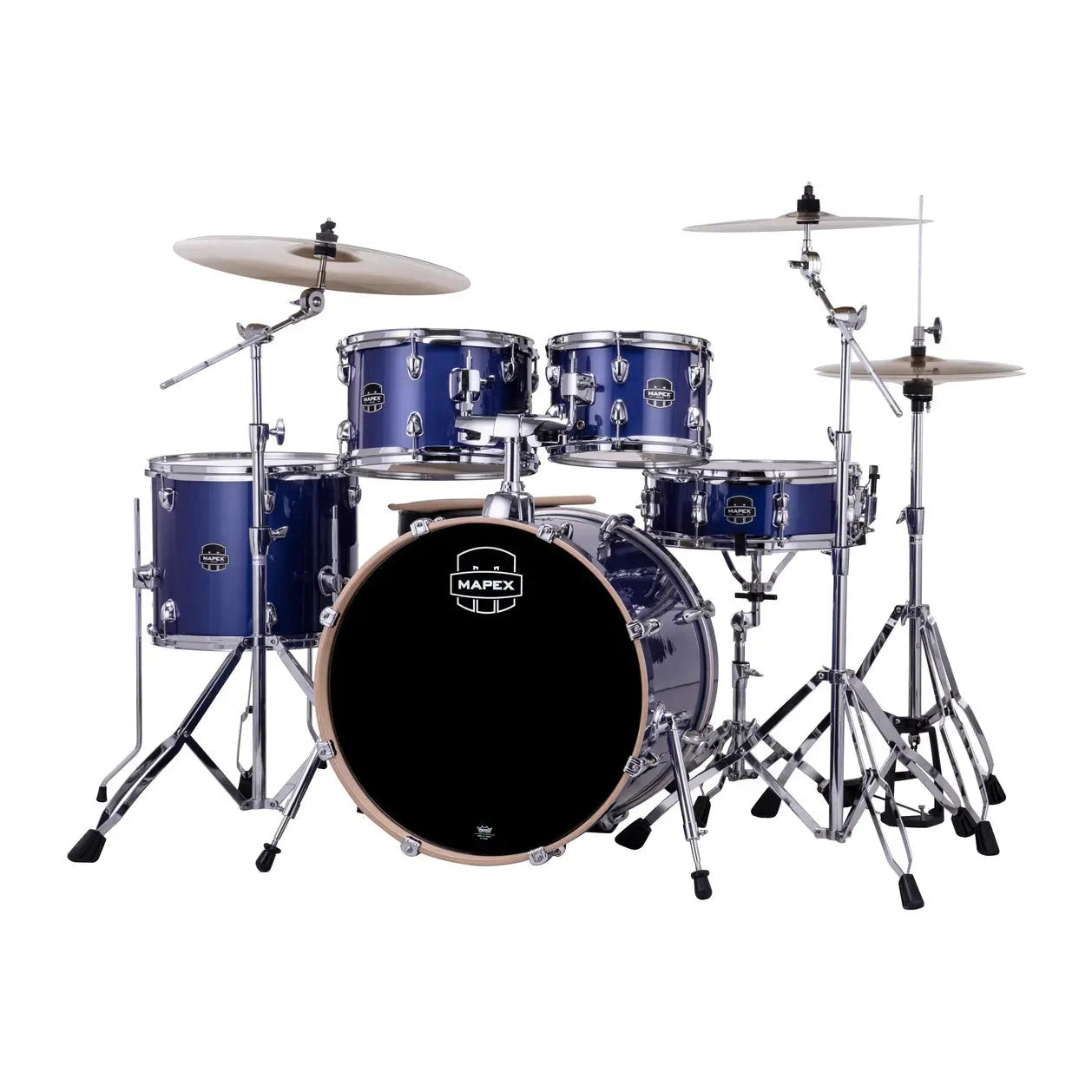 Mapex Venus 5pc Complete Drum Set w/20BD Blue Sky Sparkle