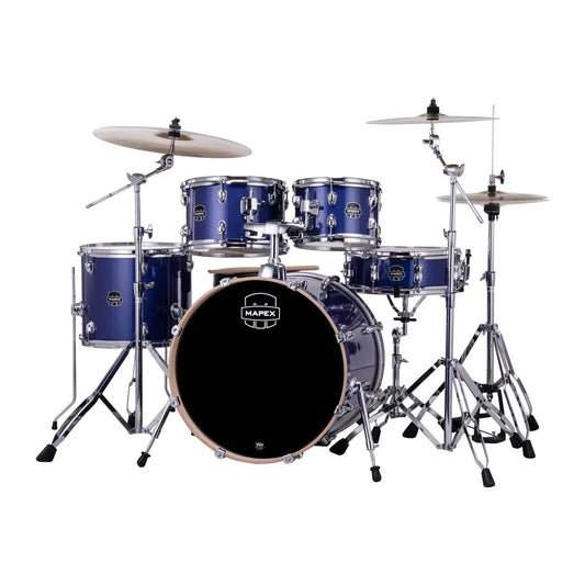 Mapex Venus 5pc Complete Drum Set w/20BD Blue Sky Sparkle