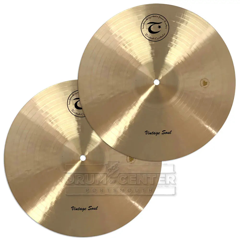 Turkish Vintage Soul Hi Hat Cymbals 15" - Drum Center Of Portsmouth