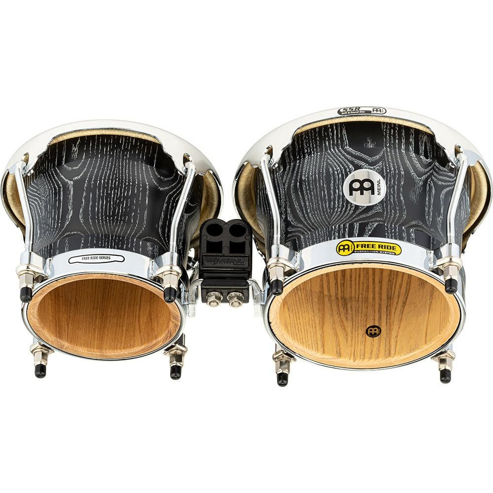Meinl Woodcraft Bongos Vintage Black 7 & 8 1/2 - Drum Center Of Portsmouth