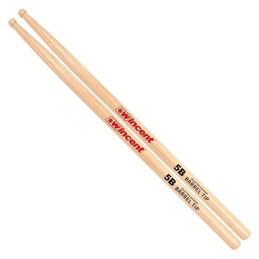 Wincent 5B Precision Hickory Drumsticks - Round Tip - Drum Center Of Portsmouth
